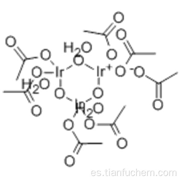 1,2,3-Triaqua-1,2: 1,2: 1,3: 1,3: 2,3: 2,3-hexa-m-acetato (O, O &#39;) - m3-oxo-triangulo- acetato de triiridio CAS 52705-52-9